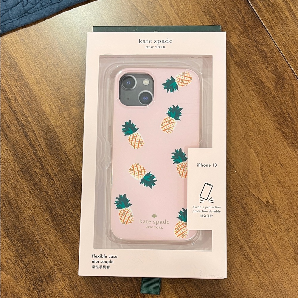 Kate Spade Pink Pineapple iPhone 13 Case
